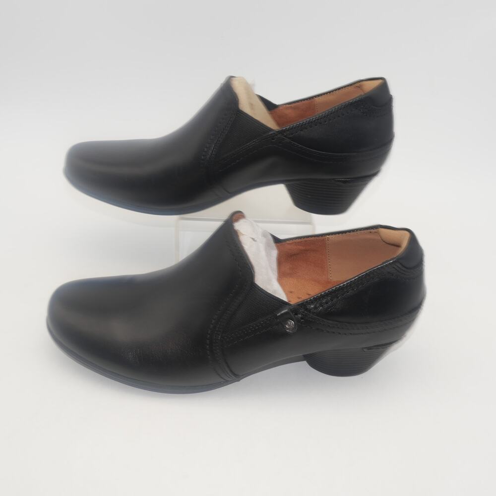 NEW Cobb Hill Laurel V Shootie Women's 7  Slip On Black Leather - Picture 3 of 7